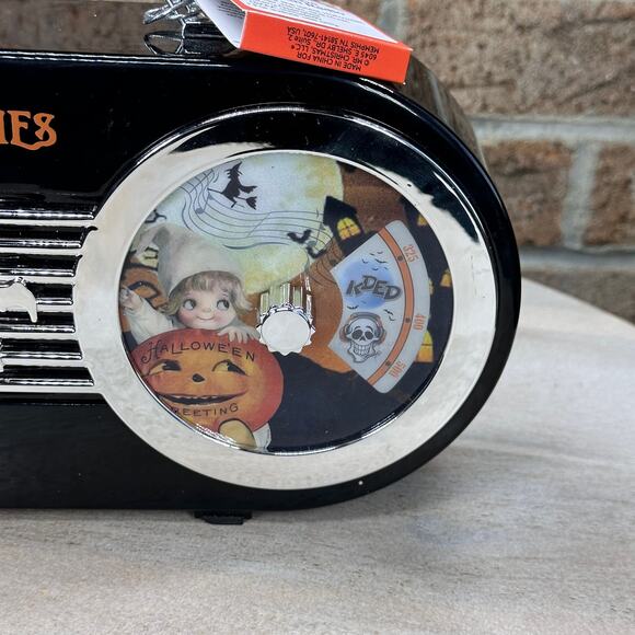 Mr. Halloween Vintage Style Halloween Spooky Rapsody Radio Battery Operated New - Picture 3 of 11